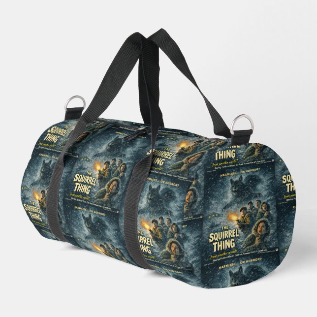 The Squirrel Thing Duffle Bag (Left Corner)