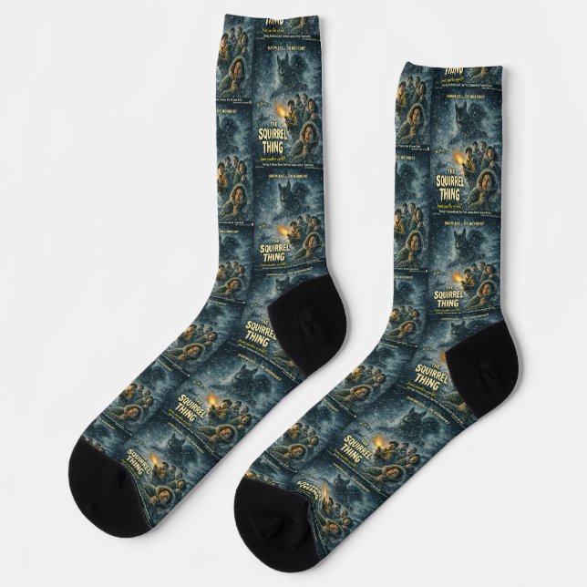 The Squirrel Thing Movie Parody Socks (Left)
