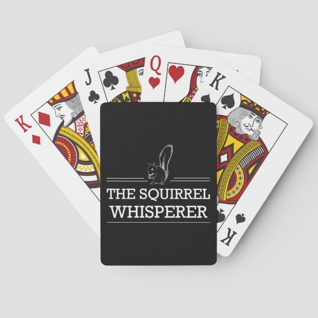 The Squirrel Whisperer Playing Cards (Back)