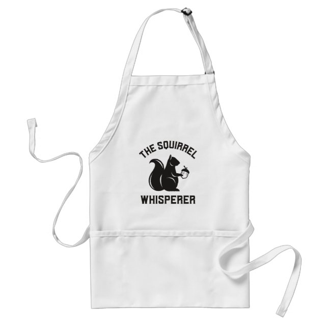 The Squirrel Whisperer | Squirrel Lover Standard Apron (Front)