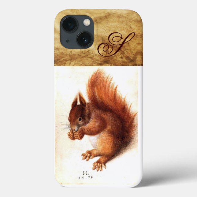 THE SQUIRREL WITH NUTS MONOGRAM Case-Mate iPhone CASE (Back)