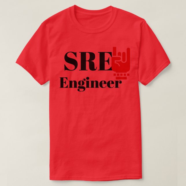 The SRE Engineer T-Shirt (Design Front)