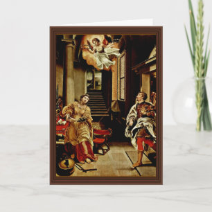 The St. Cecilia And St. Valerian By Orsi Lelio (Be Card