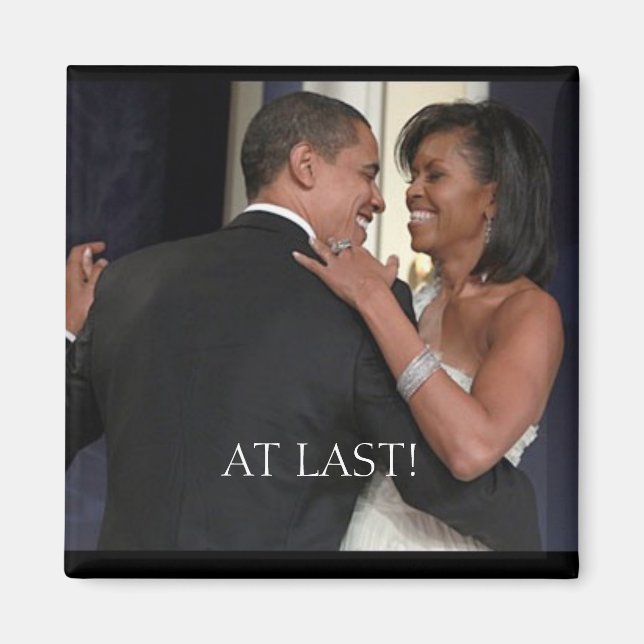 The !st Couple , The 1st dance, AT LAST! Magnet (Front)