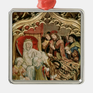 The St. Elizabeth Altarpiece Metal Ornament