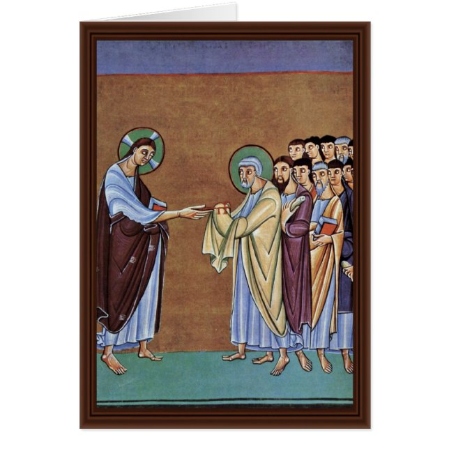 The St. Peter Receiving The Keys By Meister Des Pe (Front)