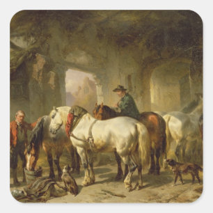 The Stable Square Sticker