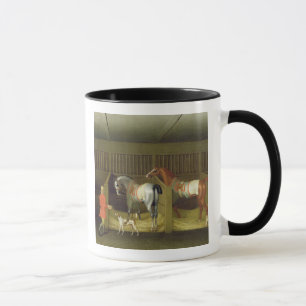 The Stables and Two Famous Running Horses belongin Mug