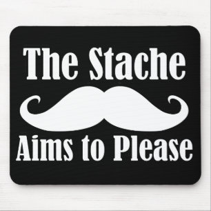The Stache Aims to Please in Mouse Pad