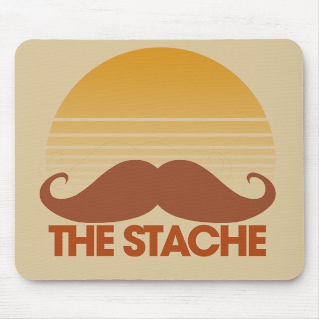 The Stache Mouse Pad (Front)