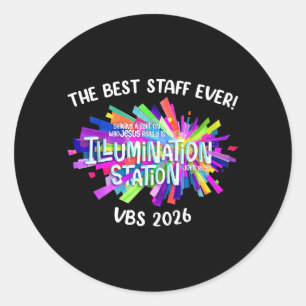 The Staff Illumination Station VBS 2026 Director Classic Round Sticker