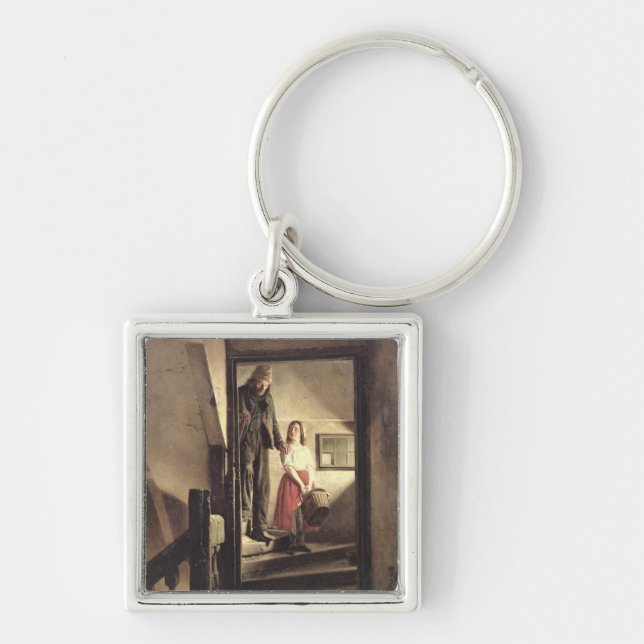 The Staff of Old Age Key Ring (Front)