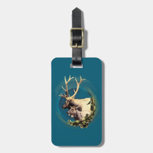 The Stag and The Hind Luggage Tag