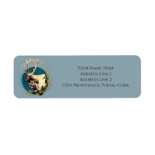 The Stag and The Hind Return Address Label