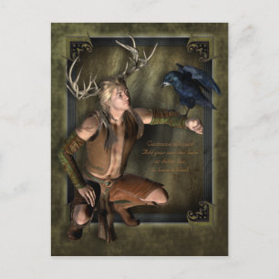 The Stag Customisable Postcard