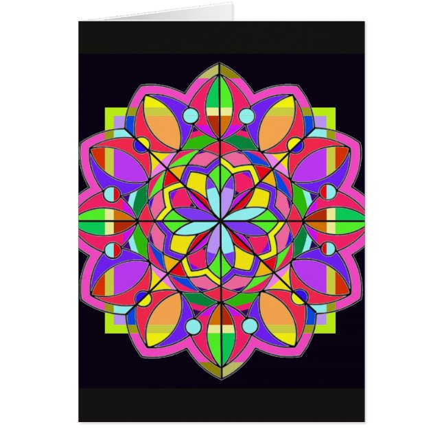 The Stained Glass Design. (Front)