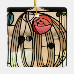 The Stained Glass Window, Glasgow Ceramic Ornament
