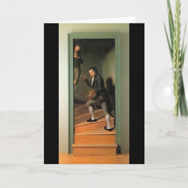 The Staircase Group, by Charles Willson Peale Card (Front)