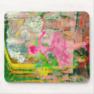 The Stalker - Neon Ballet Chaos Mouse Pad