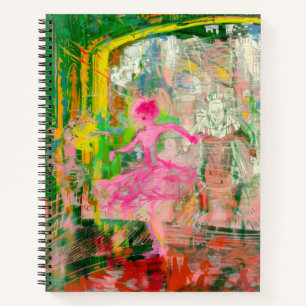 The Stalker - Neon Ballet Chaos  Notebook