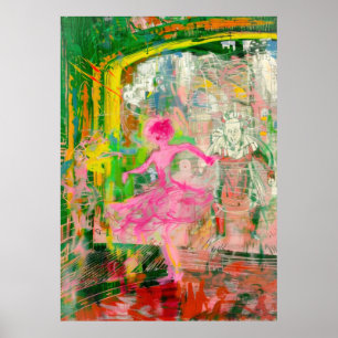 The Stalker - Neon Ballet Chaos  Poster