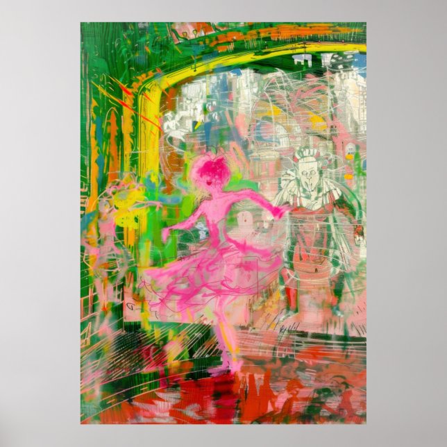 The Stalker - Neon Ballet Chaos  Poster (Front)