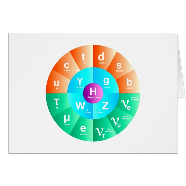 The Standard Model of Particle Physics (Front Horizontal)
