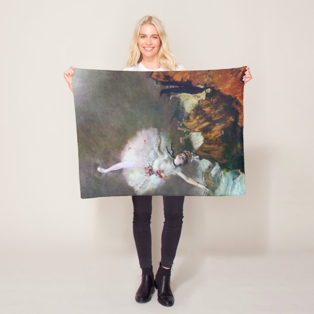 The Star, Ballerina, Edgar Degas, 1878 Fleece Blanket (In Situ)