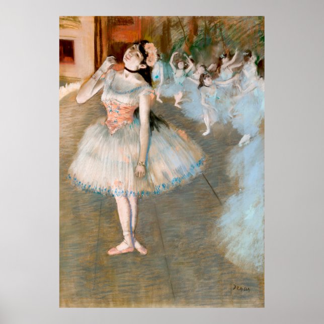 The Star by Edgar Degas - Impressionism Poster (Front)