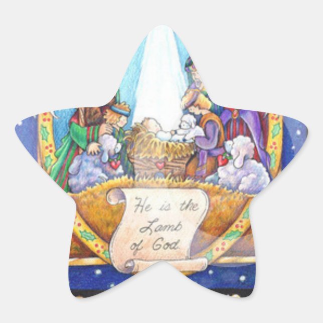 The Star Christmas sticker (Front)