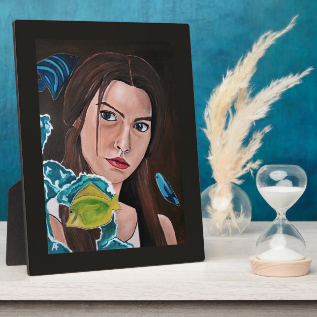 The Star-Crossed Lover Painting by Alfred Fox Plaque (Side)