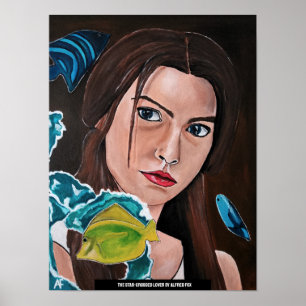 The Star-Crossed Lover Painting by Alfred Fox Poster