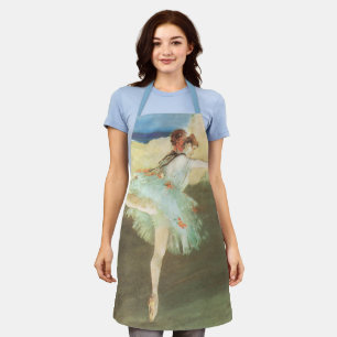 The Star Dancer on Point by Edgar Degas Apron