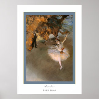 The Star~ Edgar Degas Poster