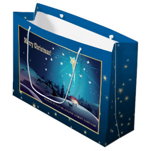 The Star of Bethlehem. Custom Christmas Gift Bags