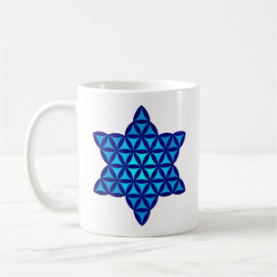 The Star Of Life Blue - Inverse, Cap Coffee Mug