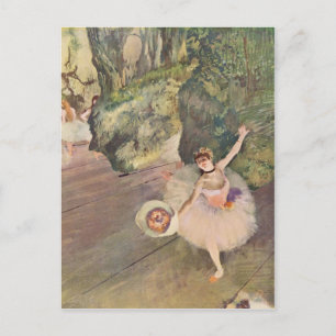 The Star of the Ballet by Edgar Degas Postcard