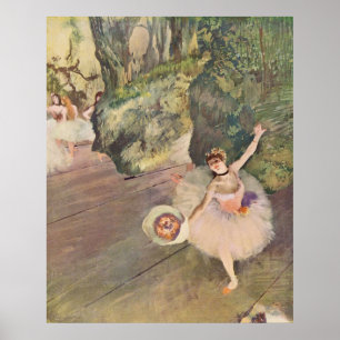 The Star of the Ballet by Edgar Degas Poster