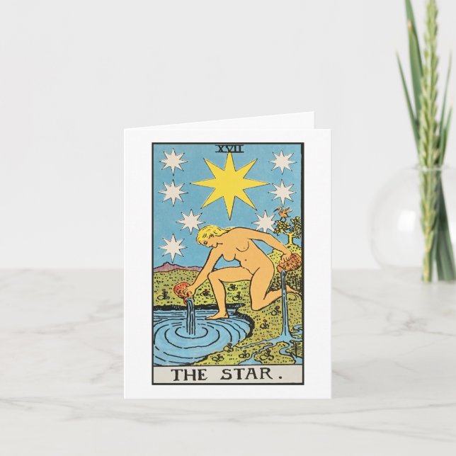 The Star - Rider Waite Smith tarot Card (Front)