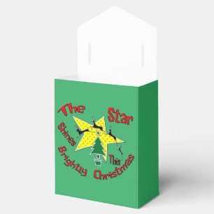 The star shines brightly this Christmas Favour Box