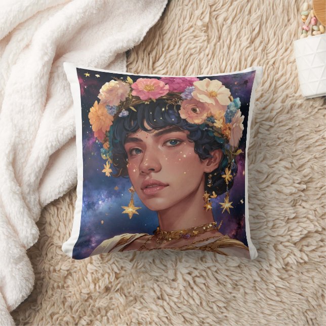 The star sign of libra personified money  cushion (Blanket)