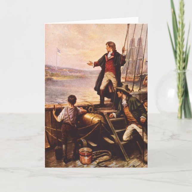 The Star Spangled Banner by Percy Moran Card (Front)