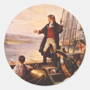 The Star Spangled Banner by Percy Moran Classic Round Sticker