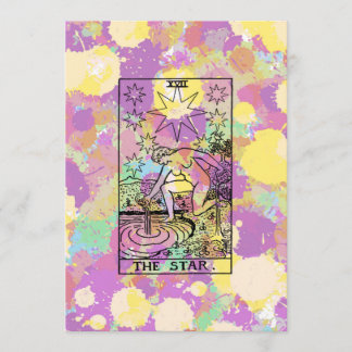 The Star Tarot Party Invitation