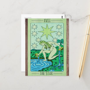 The Star XVII  tarot card major arcana