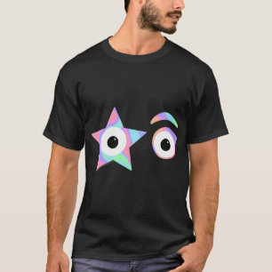 The Starchild Kiss The Band Pastel Tie Dye Dark T-Shirt
