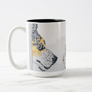 The Stare Two-Tone Coffee Mug