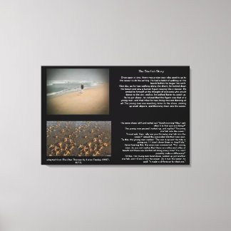 The Starfish Story Canvas Print