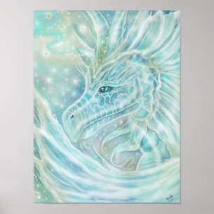 The "Starlight" Dragon fantasy by Renee Lavoie  Poster