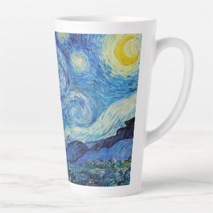 The Starry Night (1889) by Vincent Van Gogh Latte Mug